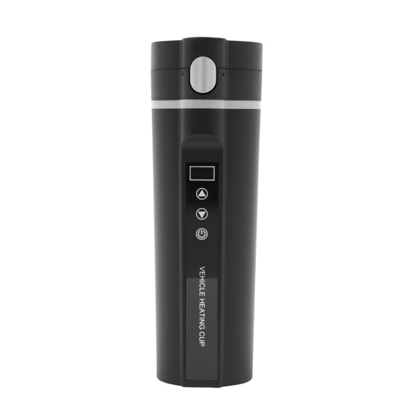 Bouilloire de voiture, Bouilloire électrique de voiture 12V/24V 450ml, Température de chauffage : 100℃, Noir