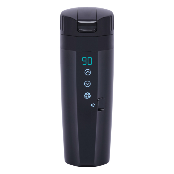 Bouilloire de voyage pour la voiture, mug chauffant avec protection contre les débordements et revêtement en acier inoxydable