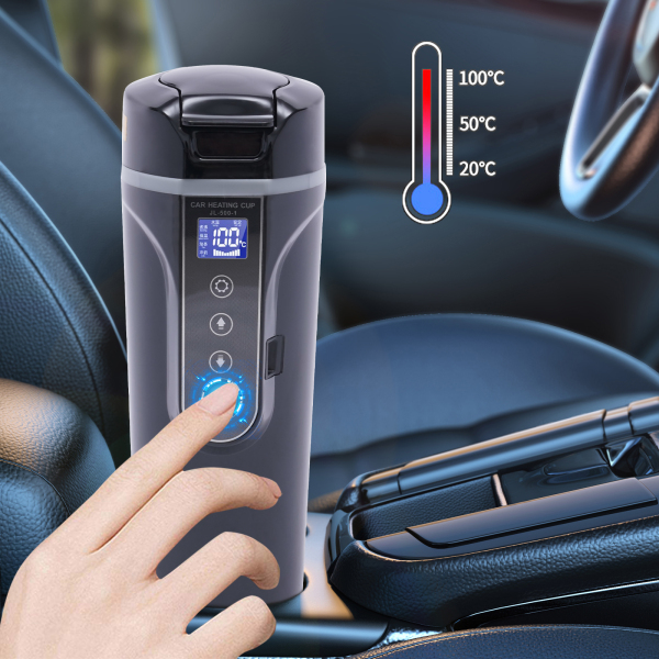 Tasse chauffante 12.0V voiture camion maison voiture petit appareil électronique affichage LED bouteille d'eau