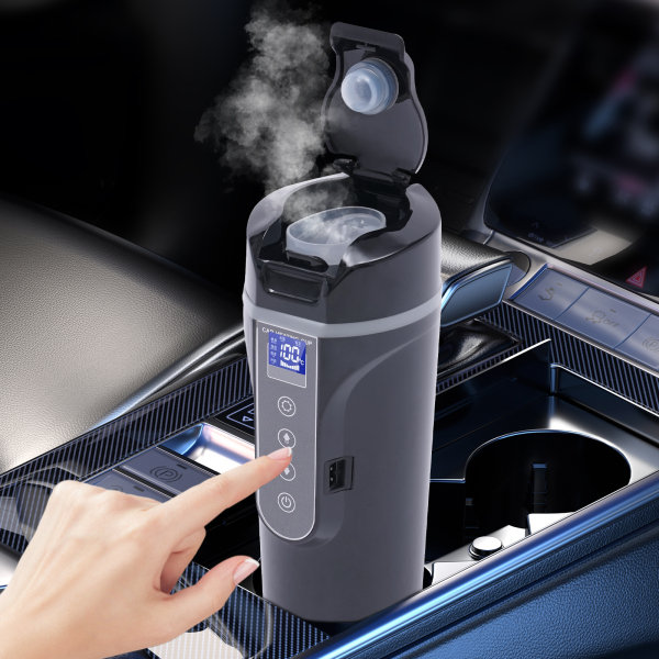 Tasse chauffante 12.0V voiture camion maison voiture petit appareil électronique affichage LED bouteille d'eau