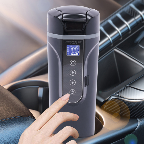 Tasse chauffante 12.0V voiture camion maison voiture petit appareil électronique affichage LED bouteille d'eau