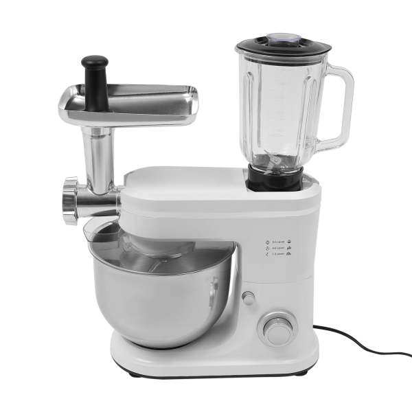Robot de cuisine, mixeur sur socle, mixeur multifonctions, 3-en-1 220V (blanc)