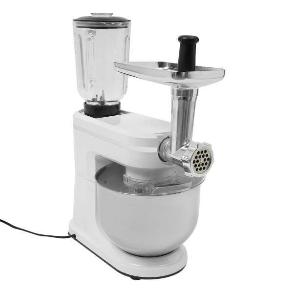 Robot de cuisine, mixeur sur socle, mixeur multifonctions, 3-en-1 220V (blanc)