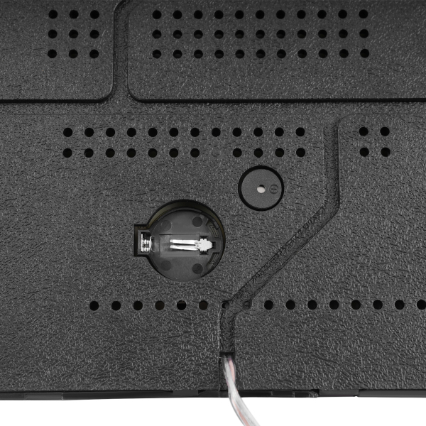 Horloge numérique LED, horloge murale LED, horloge numérique LED avec télécommande pour salons, bureaux - Police bleue Horloge numérique LED, horloge murale LED, horloge numérique LED avec télécommande pour salons, bureaux - Police bleue