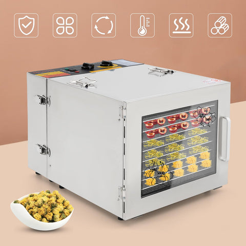 Déshydrateur de cuisine 10 étages 60 l avec Régulateur de température