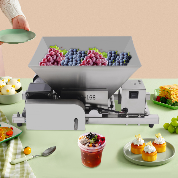 Broyeur de fruits, machine de broyage standard européenne, broyeur argenté, 20,47 x 11,81 x 14,96 pouces, 60 W, pour broyer les fruits pelés et coupés en dés Broyeur de fruits, machine de broyage standard européenne, broyeur argenté, 20,47 x 11,81 x 14,96 pouces, 60 W, pour broyer les fruits pelés et coupés en dés