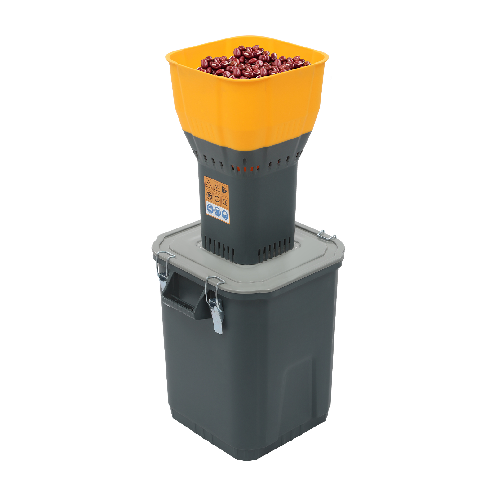Moulin à Céréales Électrique 2200W - Broyeur Grains 1400 Tr/min - Pour Riz, Maïs, Blé, Café - Entonnoir Inclus (Vert) - 4