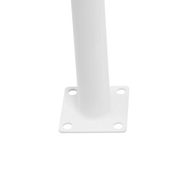Cadre de chaise suspendue en métal blanc, support de balançoire intérieur/extérieur – Structure triangulaire, montage facile Cadre de chaise suspendue en métal blanc, support de balançoire intérieur/extérieur – Structure triangulaire, montage facile