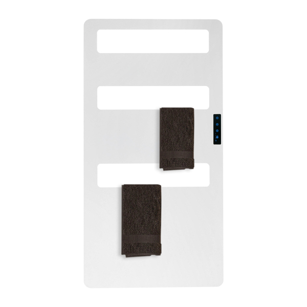 Radiateur de salle de bain, sèche-serviettes électrique, sèche-serviettes avec interrupteur tactile, minuterie