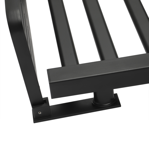 Radiateur sèche-serviettes électrique 80W avec interrupteur tactile, minuterie, sèche-serviettes, radiateur de salle de bain IPX4 noir