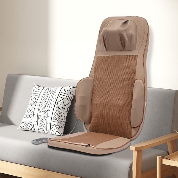 Massage du cou des épaules du dos des cuisses utilisé sur un canapé inclinable Chaise de bureau Vitesses de massage 3 niveaux
