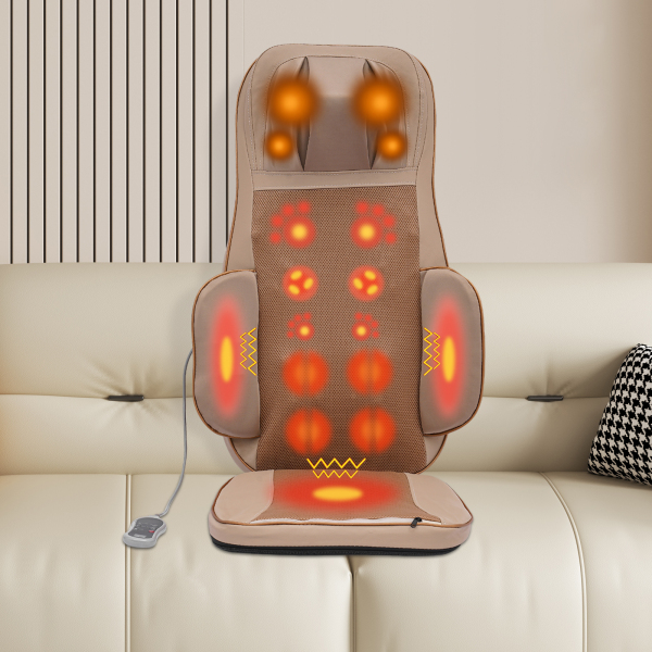 Massage du cou des épaules du dos des cuisses utilisé sur un canapé inclinable Chaise de bureau Vitesses de massage 3 niveaux Massage du cou des épaules du dos des cuisses utilisé sur un canapé inclinable Chaise de bureau Vitesses de massage 3 niveaux