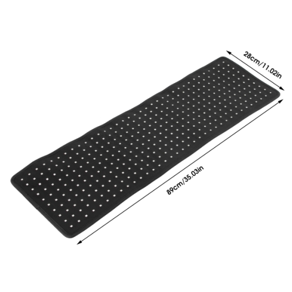 Tapis de thérapie par la lumière rouge, tapis de thérapie infrarouge avec minuterie, thérapie profonde pour tout le corps, épaisseur 8 mm