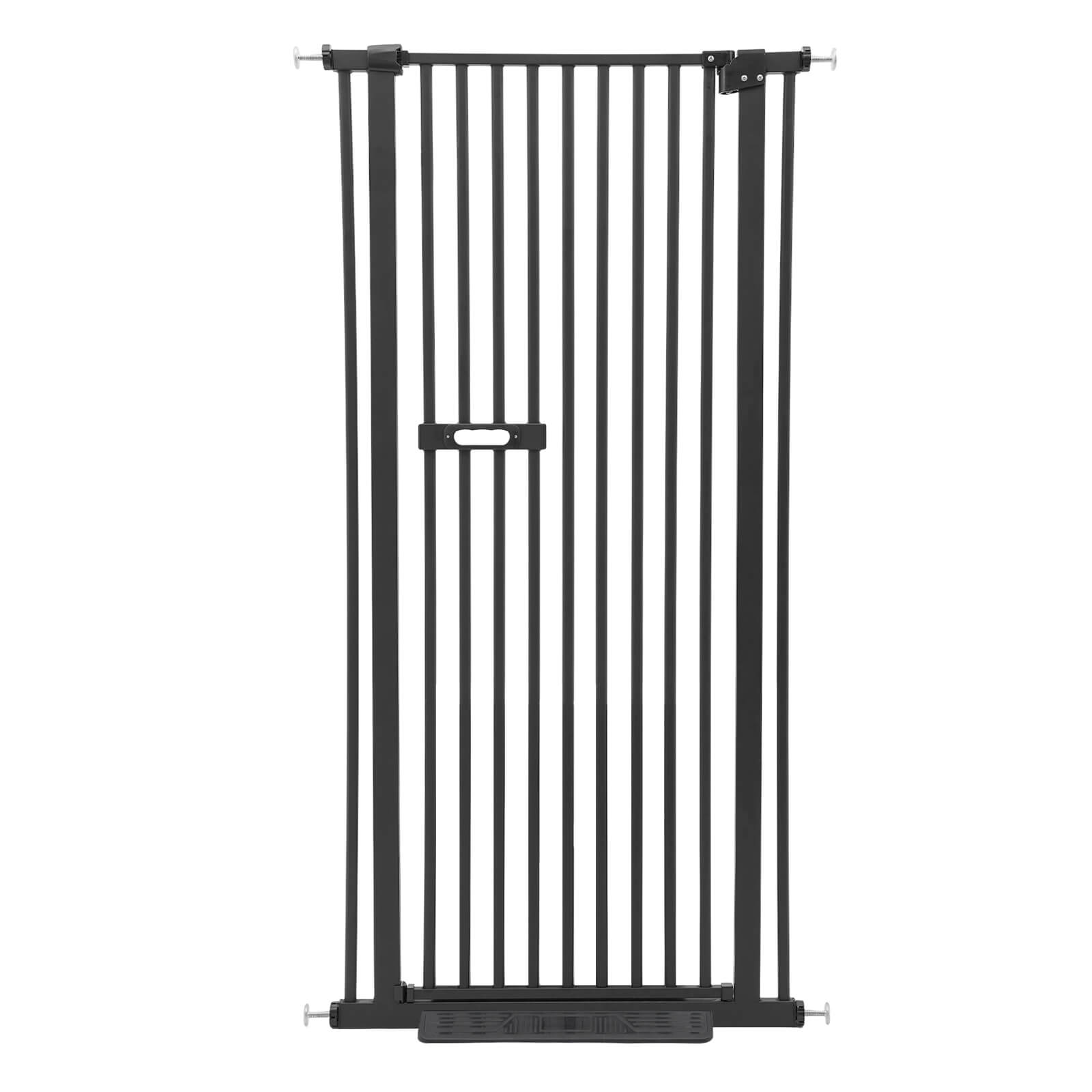 Barrière Rétractable Pour Chien Et Chat - Extensible Jusqu’à 150 Cm - Hauteur 80 Cm - Maille Noire Lavable