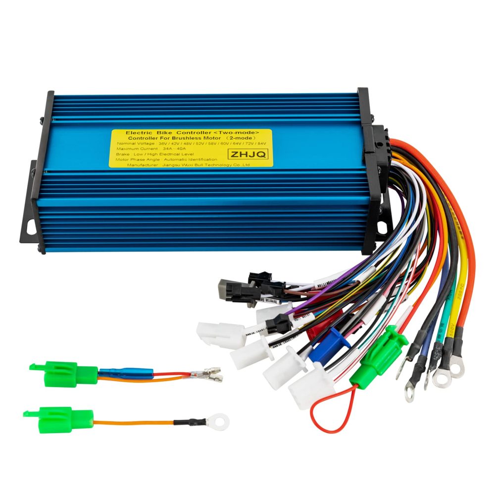 Contrôleur Moteur Sans Balais 1500W Pour Vélo/Scooter Électrique - 48V/60V/64V - Dimensions 23x8x4 Cm