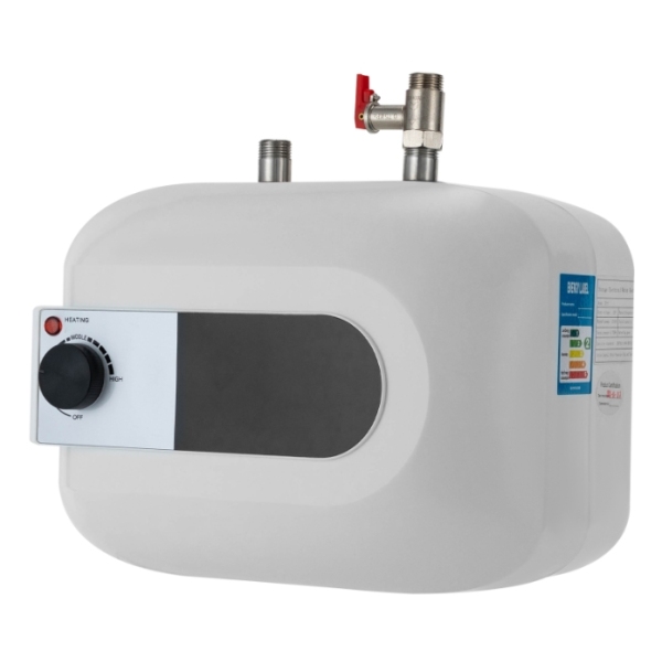 Chauffe-eau électrique instantané 6 L 1 500 W, adapté à l'évier de cuisine et de salle de bain