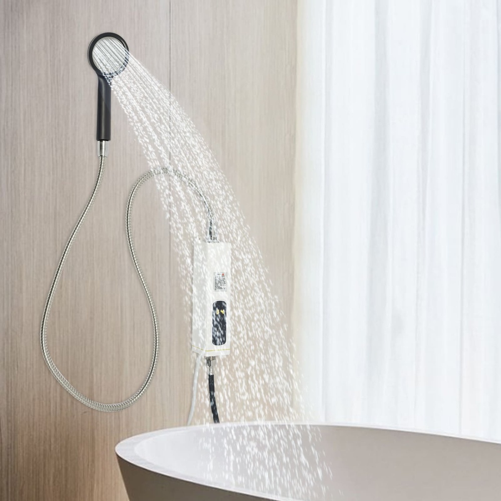 Chauffe-eau électrique Instantané Sans Réservoir Pour Douche Et évier – Économique Et Compact, Classe A++