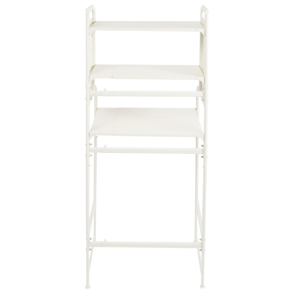 Étagère réglable pour buanderie, étagère extensible pour le rangement de la machine à laver et du sèche-linge au-dessus des toilettes