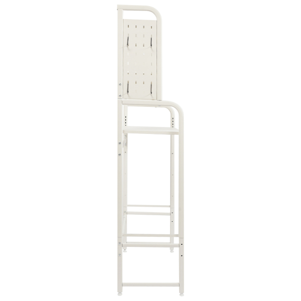 Étagère réglable pour buanderie, étagère extensible pour le rangement de la machine à laver et du sèche-linge au-dessus des toilettes