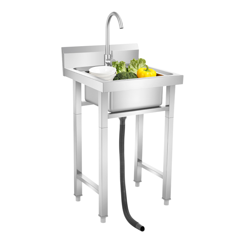 Robinet De Lavabo En Acier Inoxydable Haute Pression Avec Mitigeur Monocommande 95866704