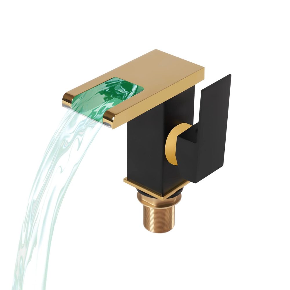 Robinet De Lavabo Pour Salle De Bain Avec LumièRe LED Cascade, Robinet