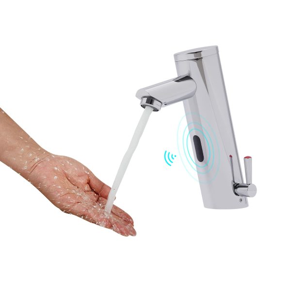 Robinet Automatique Sans Contact à Détection Infrarouge - Installation Murale, Bec Rotatif 360° - Pour Salle De Bain, Cuisine, Usage Commercial - Économie D'eau Et Hygiène