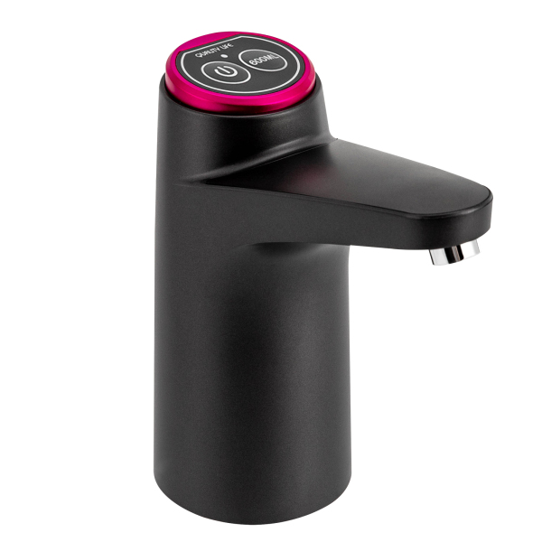 Pompe pour bouteille d'eau, chargeur USB, pompe à eau potable automatique, pour la maison, le bureau, la cuisine, le camping, noir