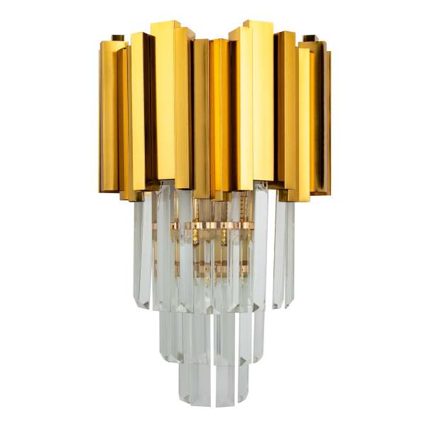 Applique cristal - ensemble d'appliques murales- modèle Gold K - sans ampoule Applique cristal - ensemble d'appliques murales- modèle Gold K - sans ampoule