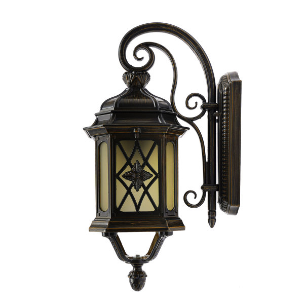 Applique d'extérieur-petite applique avec branchement électrique-sans source lumineuse E27x1-tension large