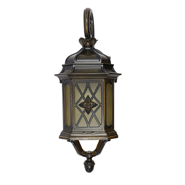 Applique d'extérieur-petite applique avec branchement électrique-sans source lumineuse E27x1-tension large