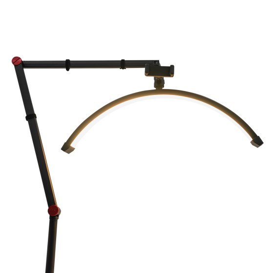 Lampe croissant d'extension de cils, éclairage de beauté, lampadaire LED Lampe croissant d'extension de cils, éclairage de beauté, lampadaire LED