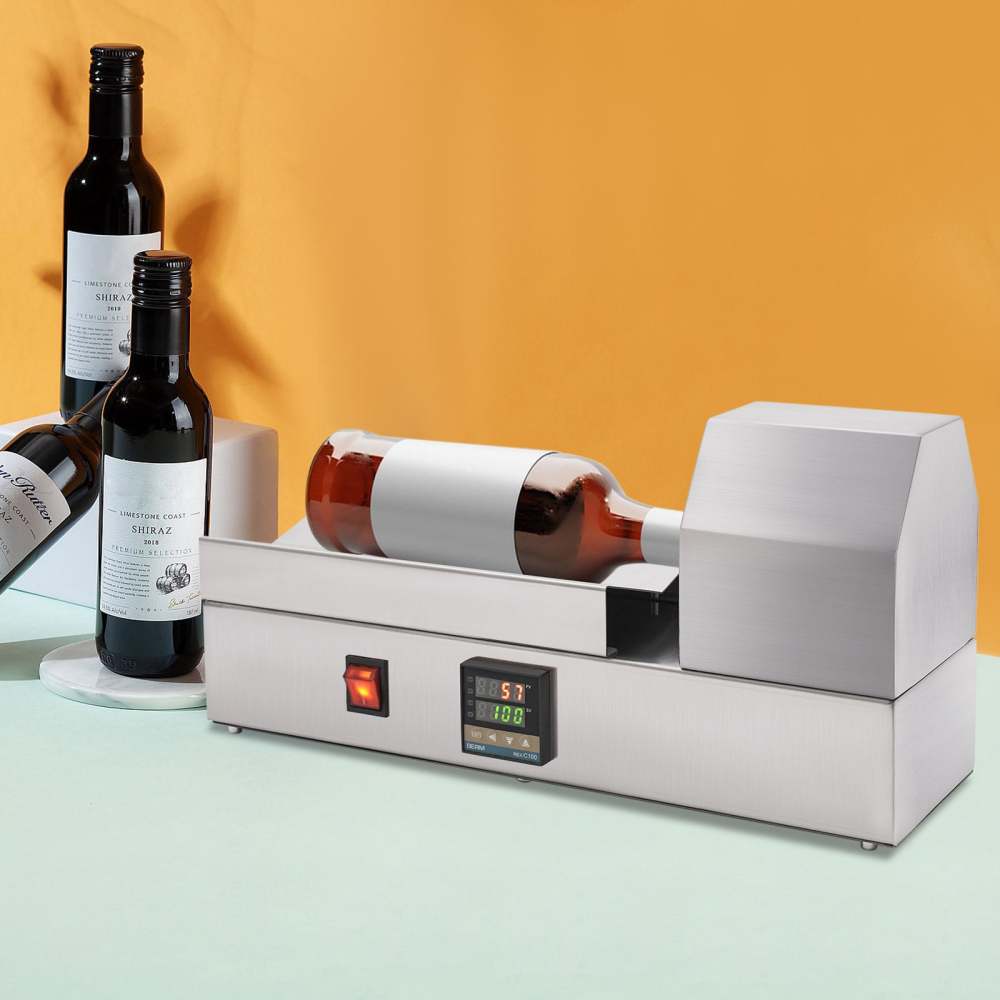 Machine à Sceller Bouchons Thermorétractables PVC Pour Vin - 110V, Manuelle, 700 Bouteilles/heure