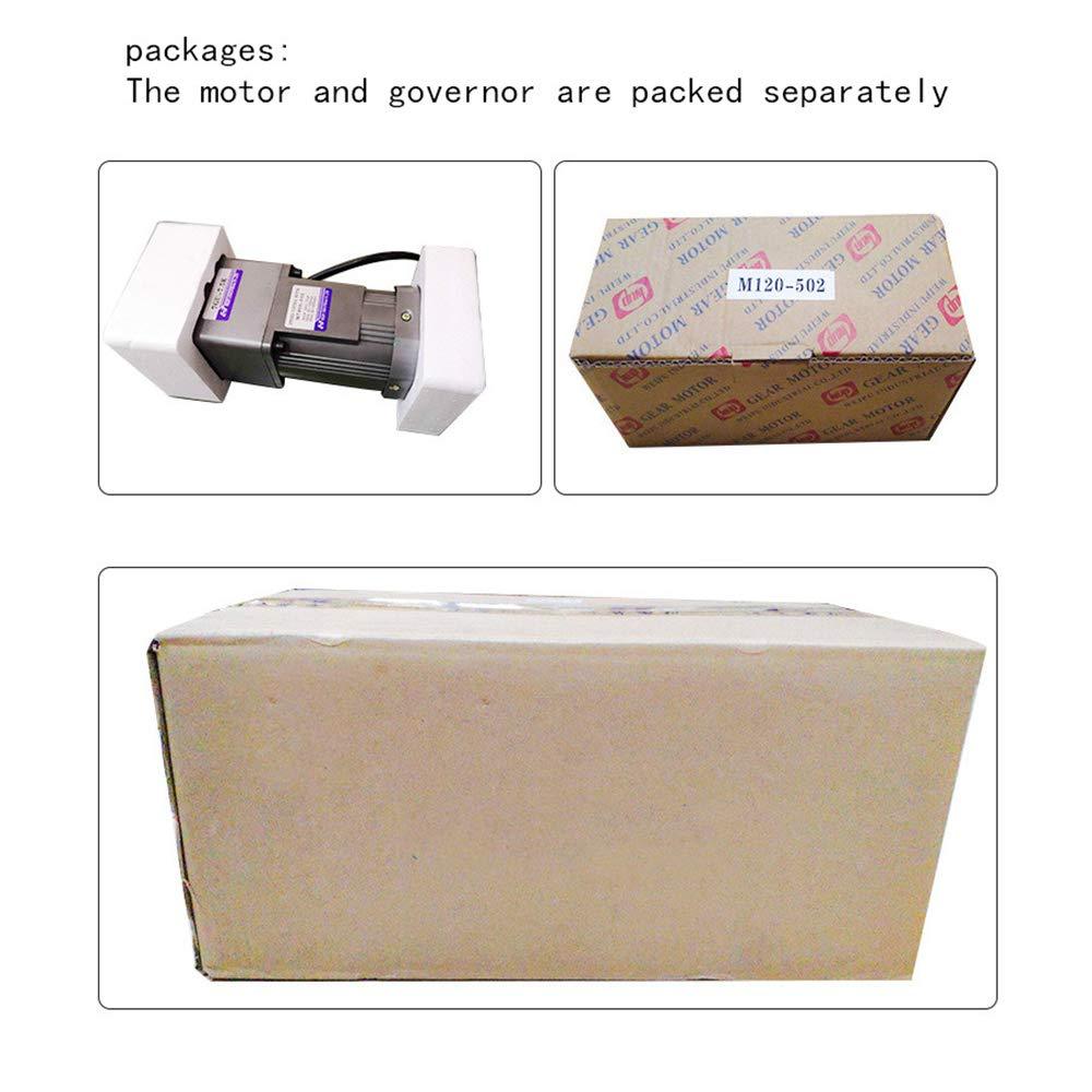 EJ.life Moteur à Engrenages à Courant Alternatif Motoréducteur 220V AC 15W 3IK15GN-C Vitesse De