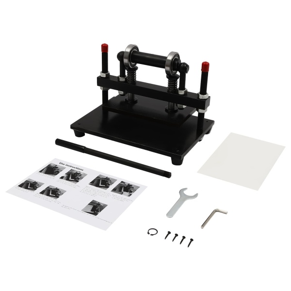 Plaques De Rechange Pour Machine à Gaufrer Papus - Lot De 4 - 15x19,5cm - Plastique Blanc Et Transparent