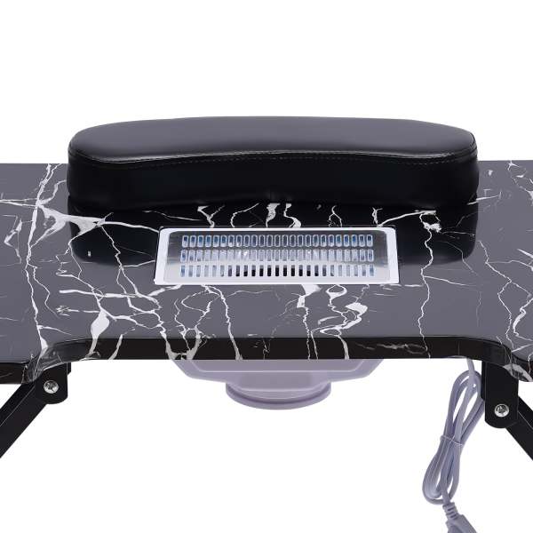 Table à ongles portable pour les techniciens avec fonction de pliage. Bureau de manucure pour le salon et la maison Table à ongles portable pour les techniciens avec fonction de pliage. Bureau de manucure pour le salon et la maison