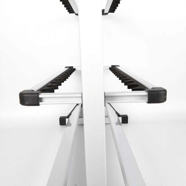 Support Aluminium Léger Pêche One Bass - Support Cannes à Pêche Aluminium - Jusqu'à 24 Cannes - Portable Et Robuste Etagere Peche Portable