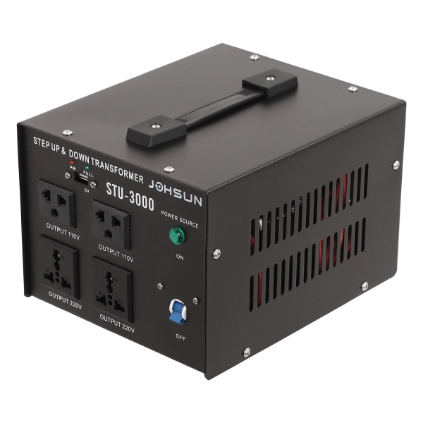 Transformateur 3000 W Cantonape - Convertisseur 220V/110V, 6 Prises, Protection Double Disjoncteur