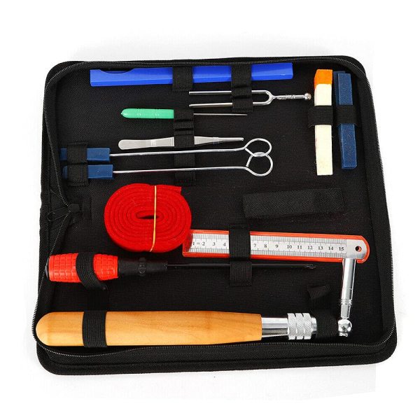 Lot de 14 accessoires de tuning pour piano professionnel Fixed Piano Tuning