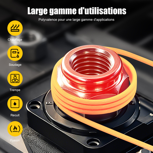 Lot de 8 bobines de réparation pour chauffage à induction Mini Ductor