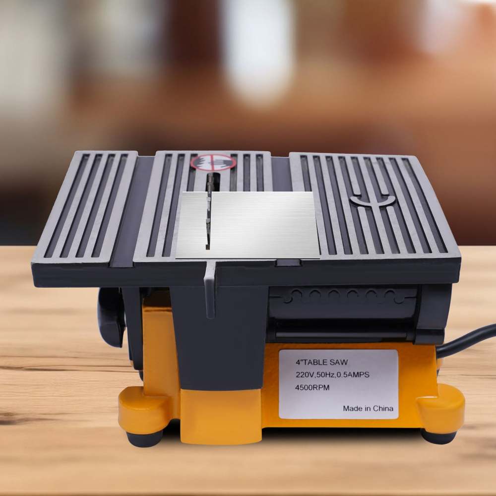 Mini Scie Sur Table - 90W - 4500 Tr/min - Profondeur De Coupe 16 Mm - Pour Bois, Plastique, Métaux Non-ferreux