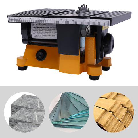 Mini Scie Circulaire De Table 4500 Tr/min - Lame 100mm - Pour Bois, Verre, Pierre - Portable & Précise