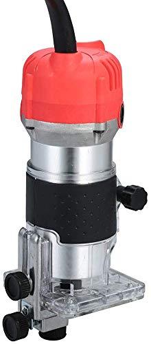 Défonceuse électrique 220 V 30 000 tr/min, laminateur de bois, fraiseuse multifonction en aluminium avec guidage transparent pour le travail du bois.