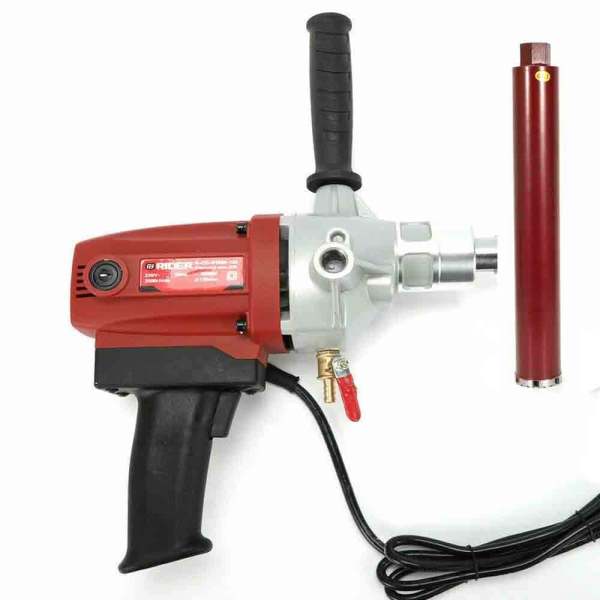 Machine de Forage Tenue Dans la Main de Noyau de 1600W Machine de Forage de Noyau de Foret de Marteau de Noyau de Diamant de 130MM