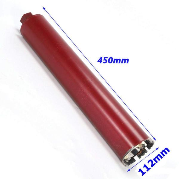 Bit de noyau de noyau de diamant humide + sec pour le noyau de foreuse de noyau Ø112X450mm
