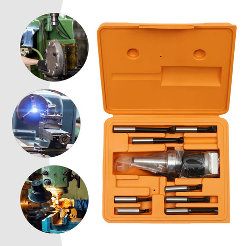 1 Jeu D'accessoires De Fraiseuse MT2 M10 F1-12 Tête D'alésage De 50mm