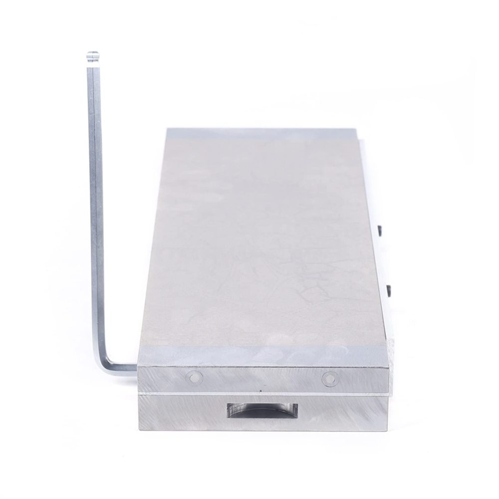 Plaque magnétique 150 x 400 mm - Mandrin magnétique permanent - Pour ponceuse - Polissage fin - Outil de serrage