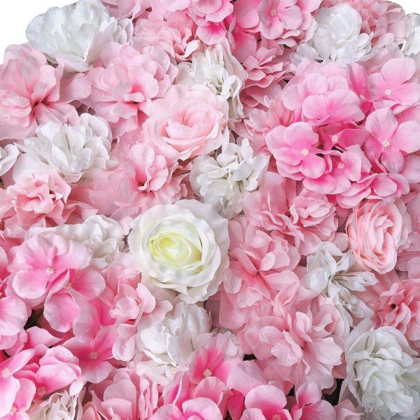 12 x 40 x 60 cm - Mur de roses artificielles - Pour décoration de mariage - Fond de rue - Mur de fleurs en soie 12 x 40 x 60 cm - Mur de roses artificielles - Pour décoration de mariage - Fond de rue - Mur de fleurs en soie