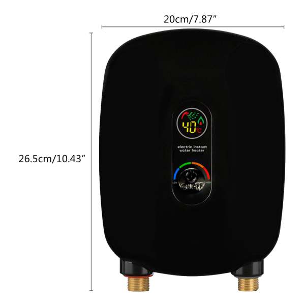 Mini Chauffe-eau électrique Noir, Neuf Sous Garantie, Acheté 01/2025
