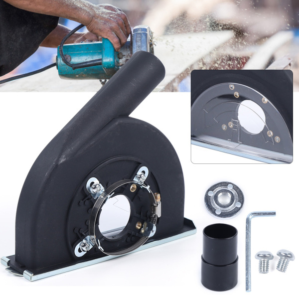 Cache-poussière pour meuleuse d'angle, noir, pour lames de scie de 6 pouces, 6,14 pouces, 6,3 pouces, 7 pouces de diamètre