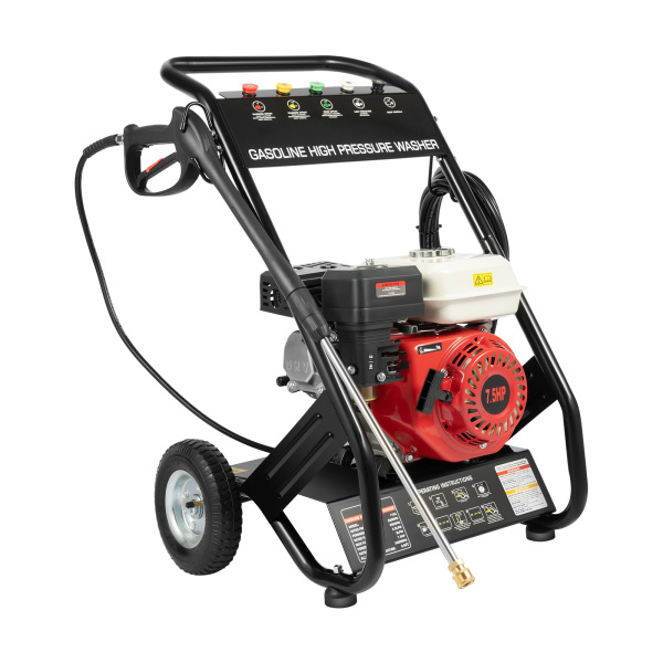 6,5 HP Nettoyeur haute pression à essence pour machine à laver moteur à essence 3400 tr/min 170-190 bar